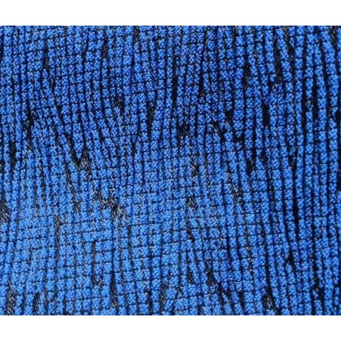 ΣΕΤ 3ΤΕΜ ΕΛΑΣΤΙΚΟ ΚAΛΥΜΜΑ ΚΑΝΑΠΕ ΟΒΑΛ ΠΛΑΤΗ ΣΧ.AURA BLUE MARINE 