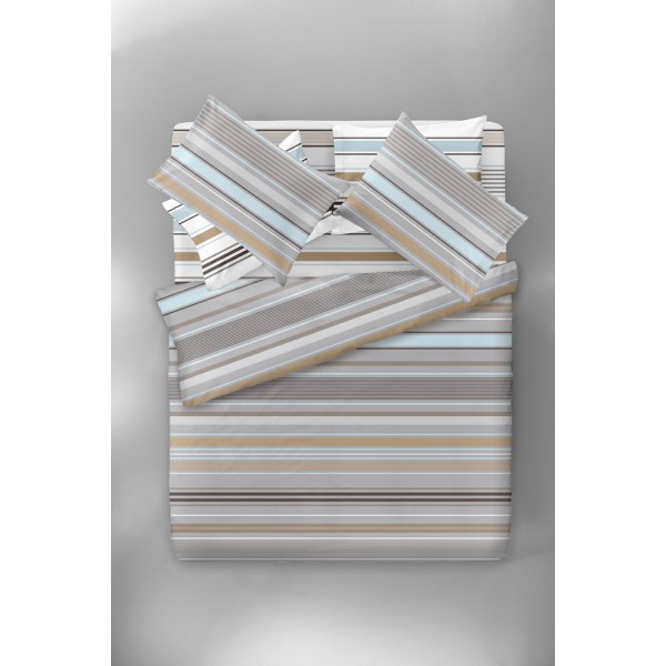 ΣΕΤ ΣΕΝΤΟΝΙΑ ΜΟΝΑ DOHA NATURAL 160X200+32 (ΜΕ ΛΑΣΤΙΧΟ) ΣΕΤ 4ΤΜΧ.