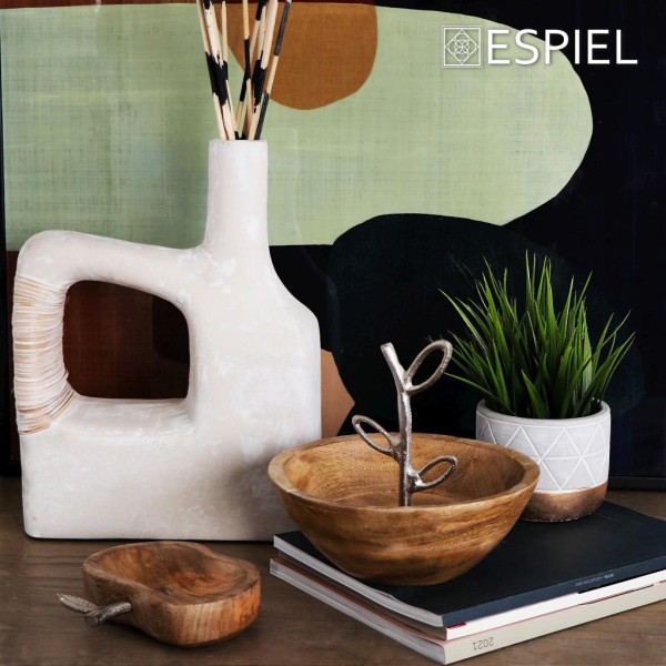 ΠΙΑΤΕΛΑ ΞΥΛINH  ΜΕ ΜΕΤΑΛΛΙΚΗ ΛΑΒΗ ΑΣΗΜΙ  20Χ20Χ17ΕΚ FRI110 ESPIEL5205918327415