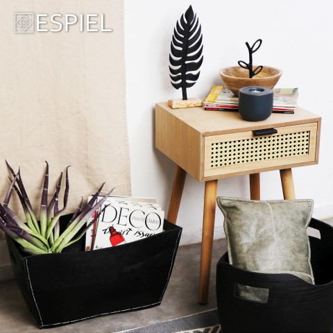 ΠΙΑΤΕΛΑ ΞΥΛINH  ΜΕ ΜΕΤΑΛΛΙΚΗ ΛΑΒΗ ΜΑΥΡΗ  25Χ25Χ21ΕΚ FRI111 ESPIEL5205918327422