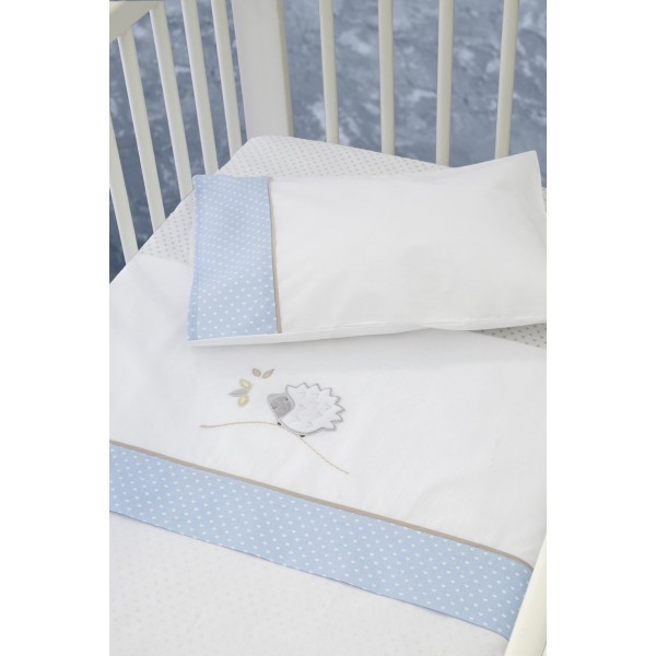 Σετ Σεντόνια Κούνιας με Λάστιχο - Hedgehog5206482089594