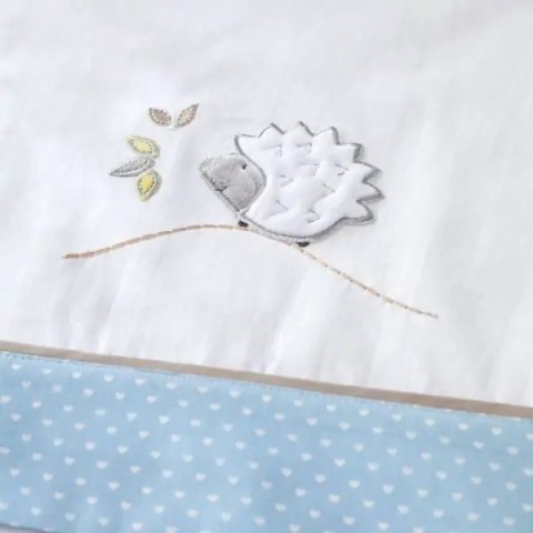 Σετ Σεντόνια Κούνιας με Λάστιχο - Hedgehog5206482089594