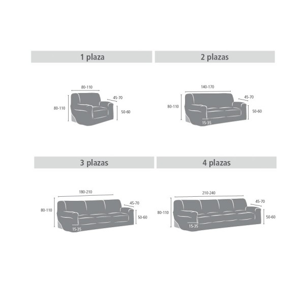 ΕΛΑΣΤΙΚΟ ΚAΛΥΜΜΑ  ΓΙΑ  3ΘΕΣΙΟ ΚΑΝΑΠΕ ΜΕ ΙΣΙΑ ΠΛΑΤΗ ΣΧ. MELANGE