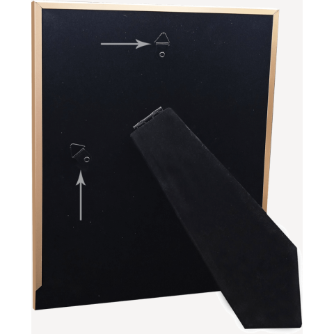 Μεταλλική Κορνίζα χρυσή ματ σφυρήλατη Για Φωτογραφία 13x18 Εκ. KOR7032