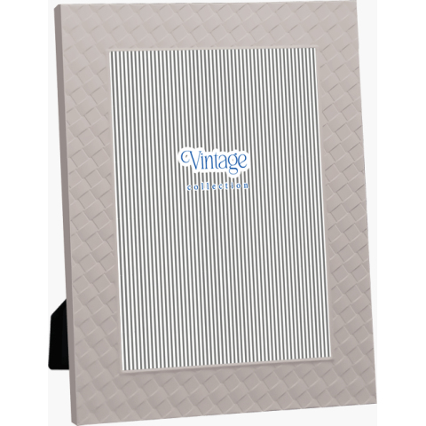 Μεταλλική κορνίζα σε απόχρωση  stone lilac matte για φωτογραφία15x20 εκ KOR12033