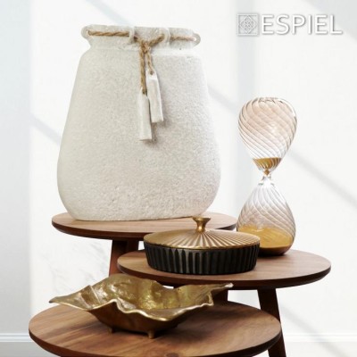 ΠΙΑΤΕΛΑ ΞΥΛINH  ΜΕ ΜΕΤΑΛΛΙΚΗ ΛΑΒΗ ΧΡΥΣΗ  20Χ20Χ17ΕΚ FRI106K2  ESPIEL5205918327378 2