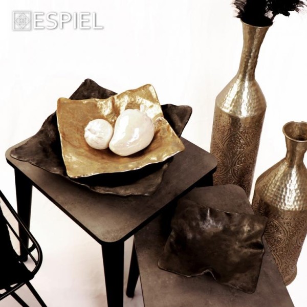 ΠΙΑΤΕΛΑ ΑΛΟΥΜ. ΧΡΥΣΟ ΤΕΤΡΑΓΩΝΗ SMALL 21,5X20,5εκ - ESPIEL5205918329082