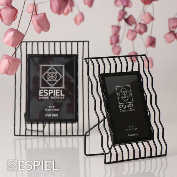 ΚΟΡΝΙΖΑ ΜΕΤΑΛ. ΜΑΥΡΗ 10X15 FAM513 - ESPIEL5205918295608