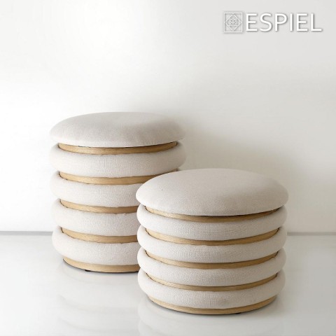 ΠΟΥΦ ΥΦΑΣΜ. ΛΕΥΚΟ ΜΕ ΞΥΛΙΝΗ ΒΑΣΗ ΚΑΙ ΑΠΟΘΗΚΕΥΤΙΚΟ ΧΩΡΟ LARGE 40x40x42εκ VOP101 ESPIEL5205918344290