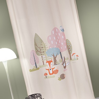 ΚΟΥΡΤΙΝΑ ΠΑΙΔΙΚΗ SAINT CLAIR SOFT-TOUCH TIMBER 160X240 PUDRA