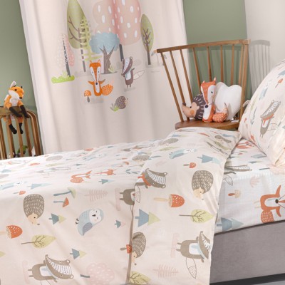 ΚΟΥΡΤΙΝΑ ΠΑΙΔΙΚΗ SAINT CLAIR SOFT-TOUCH TIMBER 160X240 PUDRA 2