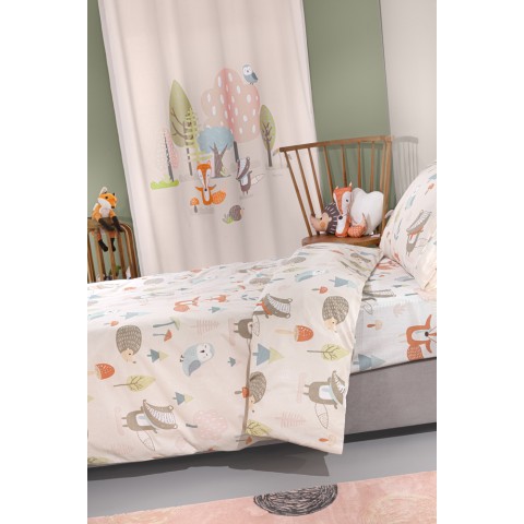 ΚΟΥΡΤΙΝΑ ΠΑΙΔΙΚΗ SAINT CLAIR SOFT-TOUCH TIMBER 160X240 PUDRA