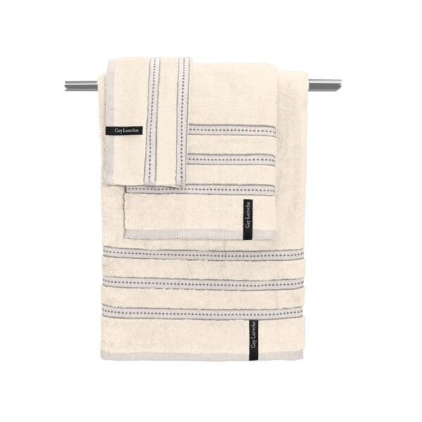 Σετ Πετσέτες 3τμχ Guy Laroche  STEFANIE CREAM 1122092222019 5206480615641