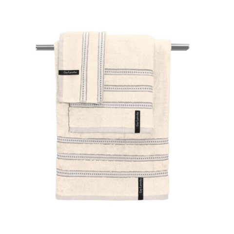 Σετ Πετσέτες 3τμχ Guy Laroche  STEFANIE CREAM 11220922220195206480615641