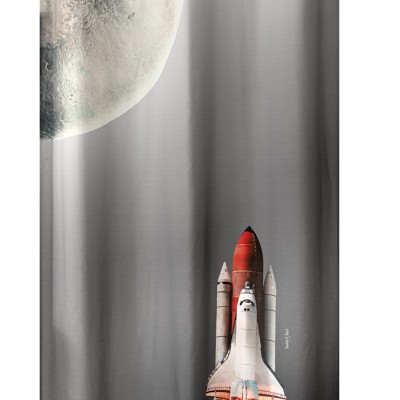 Κουρτίνα Παιδική Space Grey Saint Clair με τρούκς 2