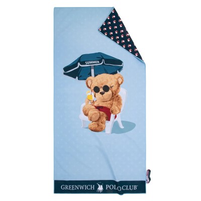 ΠΕΤΣΕΤΑ ΘΑΛΑΣΣΗΣ 85X175 SAKIS ROUVAS ΜΠΛΕ  LIMNEOS