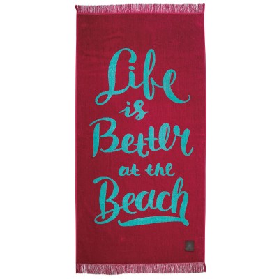 Πετσέτα Θαλάσσης Mulan 90X160 nima φούξια5206400338117