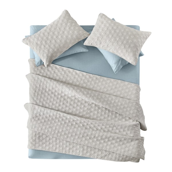 Κουβερλί Γίγας Σετ 2τμχ Tempest natural 250X240εκ Guy Laroche5206480652905