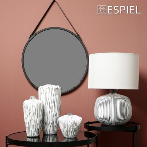 ESPIEL ΚΑΘΡΕΠΤΗΣ ΜΕΤΑΛΛΙΚΟΣ. ΣΤΡΟΓΓΥΛΟΣ ΜΕ ΛΑΒΗ PU ΜΑΥΡΟ 55ΕΚ5205918349011