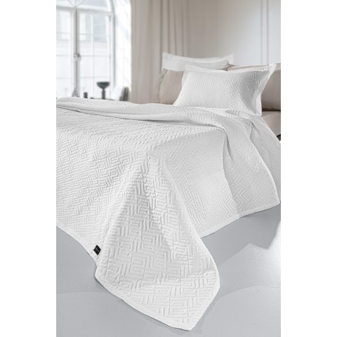 Κουβέρτα - Κάλυμμα κρεβατιού  PATTERN WHITE  Υπέρδιπλη   245x260 Guy Laroche5206480655357