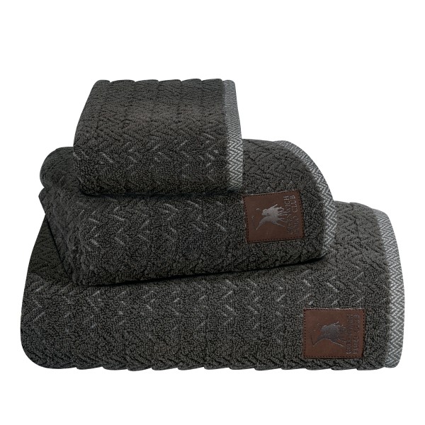 3067 ΣΕΤ ΠΕΤΣΕΤΕΣ 3 ΤΕΜΑΧΙΩΝ γκρι σκούρο  GREENWICH POLO CLUB5204850236298