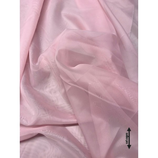 ΚΟΥΡΤΙΝΑ ΒΟΥΑΛ ΜΟΝΟΧΡΩΜΗ QUIZ ΡΟΖ   3-1552