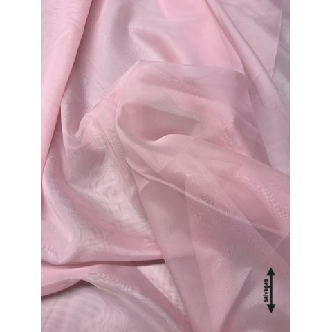 ΚΟΥΡΤΙΝΑ ΒΟΥΑΛ ΜΟΝΟΧΡΩΜΗ QUIZ ΡΟΖ   3-1552