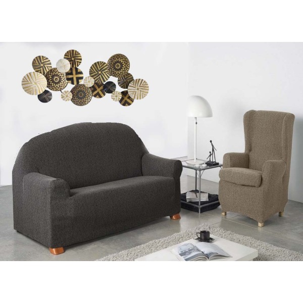 ΣΕΤ 3 ΤΕΜΑΧΙΩΝ ΕΛΑΣΤΙΚΟ ΚAΛΥΜΜΑ  ΓΙΑ  ΚΑΝΑΠΕ ΜΕ ΟΒΑΛ  ΠΛΑΤΗ ΑΧΙΒΑΔΑ ΣΧ. MELANGE