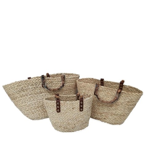 ΚΑΛΑΘΙ / ΤΣΑΝΤΑ ΨΑΘΙΝΟ BAMBOO SET/3 ΜΠΕΖ 54/45/28EK LUG116 ESPIEL5205918348311
