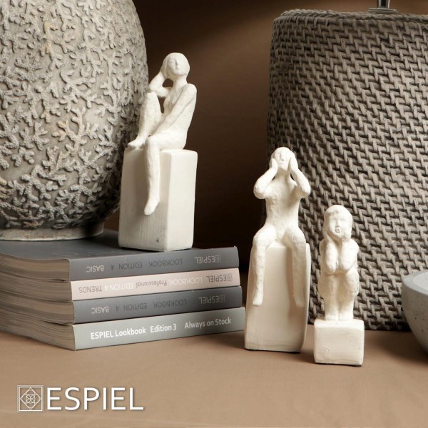 ΚΑΘΙΣΤΗ ΦΙΓΟΥΡΑ ΣΕ ΒΑΣΗ ΠΟΛΥΡΕΖ. ΛΕΥΚΟ 6Χ4,5Χ14,5ΕΚ RAH109K4 ESPIEL5205918349172