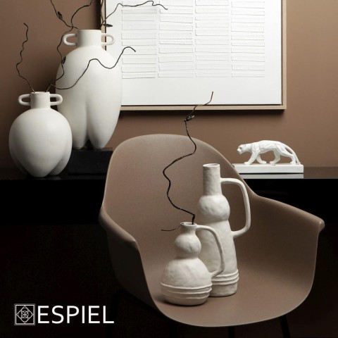 ΒΑΖΟ ΓΚΡΙ ΚΕΡΑΜΙΚΟ 15,5Χ15,5Χ21ΕΚ TAS232 ESPIEL5205918351793