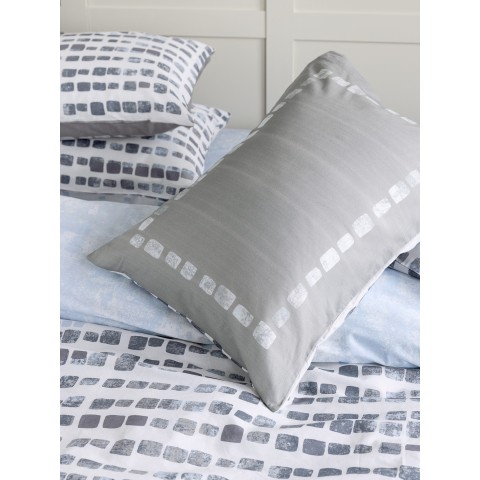 Σεντόνια (σέτ 4 τεμαχίων)  Seymour Υπέρδιπλα γαλάζιο γκρί  nima 5206482130944