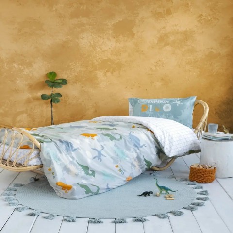 Σετ Παπλωματοθήκη Μονή - Dino Island nima5206482100626