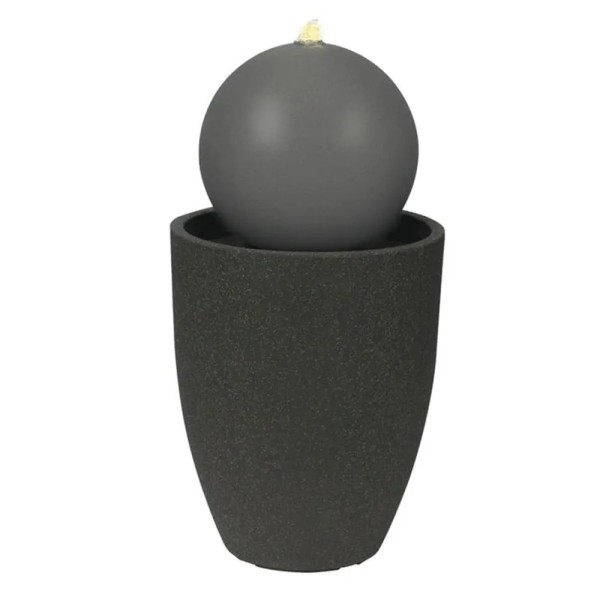 ΣΥΝΤΡΙΒΑΝΙ ΠΕΤΡΑ-ΠΟΛΥΡΕΖΙΝΗ ΜΕ LED ΦΩΤΙΣΜΟ ΓΚΡΙ  43X43X Y:81,5EK STV1035205918348854