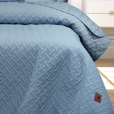 Κουβερλί Υπέρδιπλο σε Πετρόλ Χρώμα 220x240cm Nima Helix  Microfiber5206400333990 2