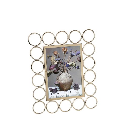 ΚΟΡΝΙΖΑ ΜΕΤΑΛΙΚΉ  ME ΧΡΥΣΑ ΔΑΧΤΥΛΙΔΙΑ 15Χ20  FAM206  ESPIEL5205918253950