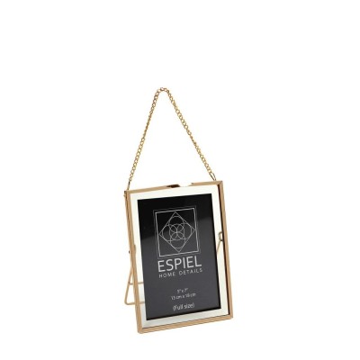 Μεταλλική κορνίζα Ασημί γυαλιστερό για φωτογραφία 15x20 εκ KOR5038