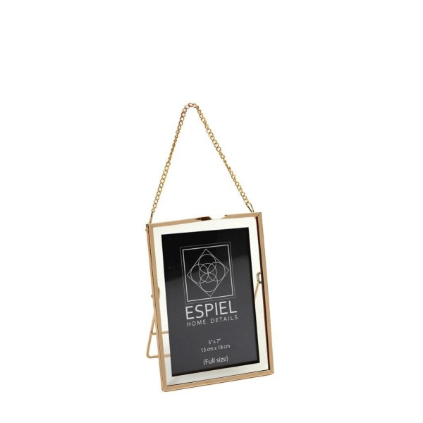 ΚΟΡΝΙΖΑ ΜΕΤΑΛΙΚΗ  ΧΡΥΣH 25Χ20  FAM724 ESPIEL5205918355074