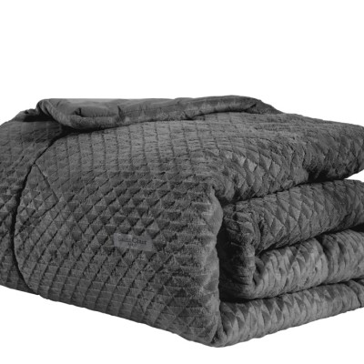 ΚΟΥΒΕΡΤΑ ΠΑΠΛΩΜΑ BAROQUE CARBON 180X240 SAINT CLAIR Paris