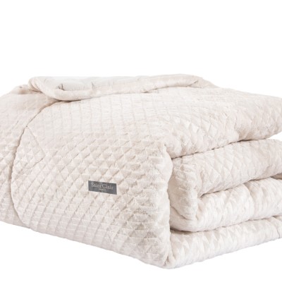 ΚΟΥΒΕΡΤΑ ΠΑΠΛΩΜΑ BAROQUE IVORY 220X240 SAINT CLAIR Paris 2