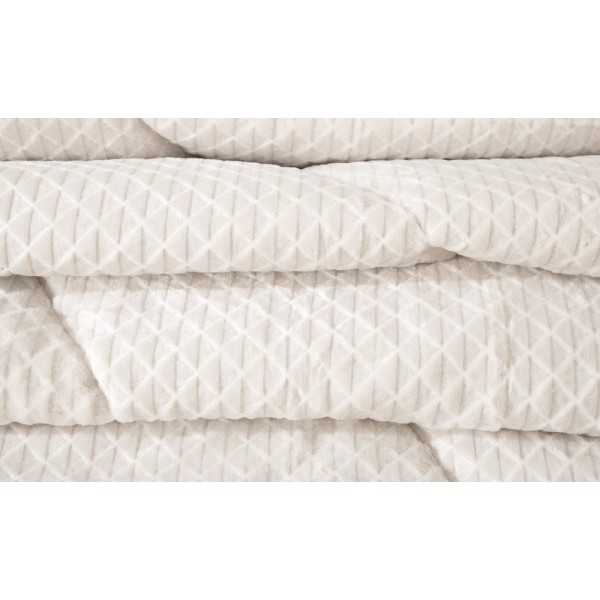 ΚΟΥΒΕΡΤΑ ΠΑΠΛΩΜΑ BAROQUE IVORY 220X240 SAINT CLAIR Paris