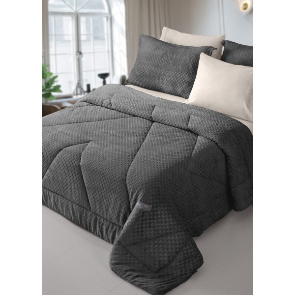 ΚΟΥΒΕΡΤΑ ΠΑΠΛΩΜΑ BAROQUE CARBON 220X240 SAINT CLAIR Paris