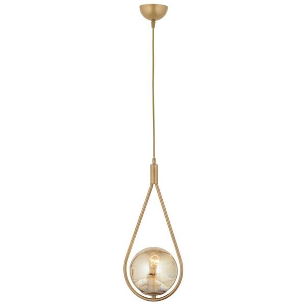 Φωτιστικό Κρεμαστό MIRZ Αντικέ/Μελί Μέταλλο/Γυαλί 20x101cm5200014780077