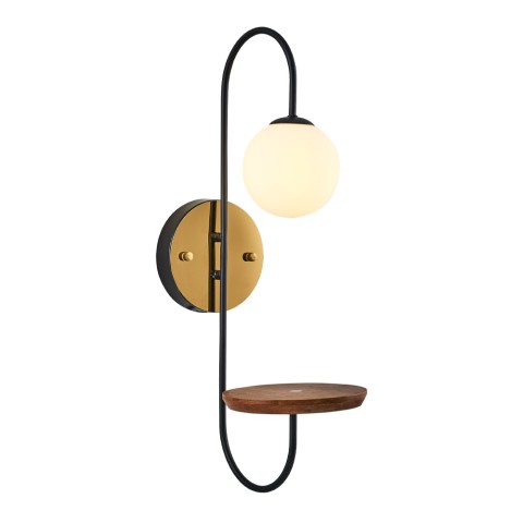 Φωτιστικό Τοίχου KOLLA Χρυσό Μέταλλο/Αλουμίνιο 18x60x28cm5200014830003