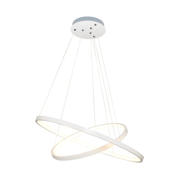 Φωτιστικό Κρεμαστό FULNI Λευκό Μέταλλο/Αλουμίνιο 60x120cm5200014830026