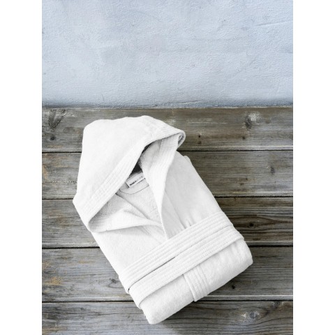 Μπουρνούζι με κουκούλα Zen - White5206482034242