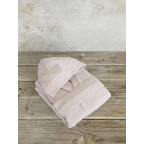 Μπουρνούζι με κουκούλα Zen - Powder Pink5206482034242