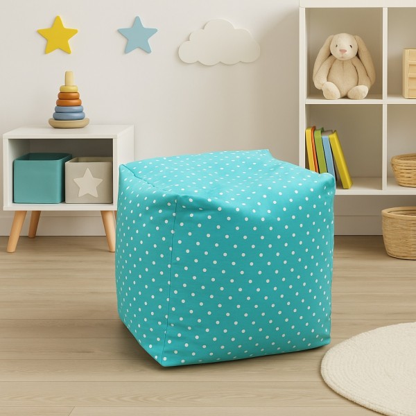 Πουφ "Polka Dot"  45x45x45 cm