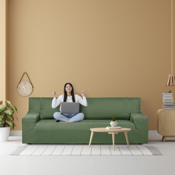 ΕΛΑΣΤΙΚΟ ΚΑΛΥΜΜΑ ΚΑΝΑΠΕ  ΙΣΙΑ ΠΛΑΤΗ   APOLLO 04 πράσινο