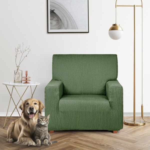 ΕΛΑΣΤΙΚΟ ΚΑΛΥΜΜΑ ΚΑΝΑΠΕ  ΙΣΙΑ ΠΛΑΤΗ   APOLLO 04 πράσινο